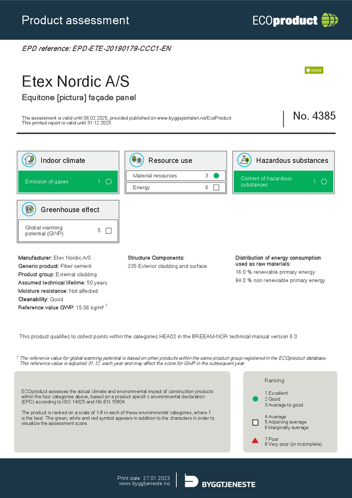 ECOProduct EQUITONE [pictura]