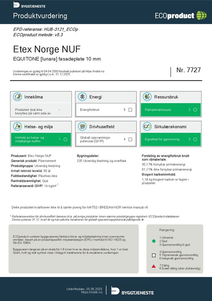 ECOProduct EQUITONE [lunara]