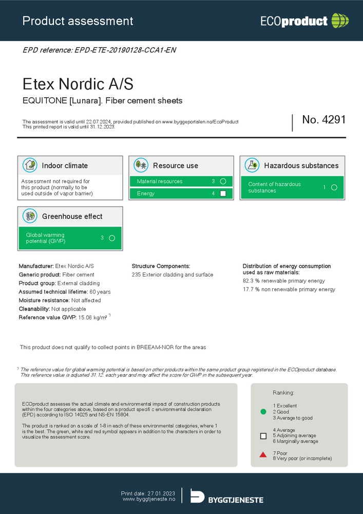 ECOProduct EQUITONE [lunara]