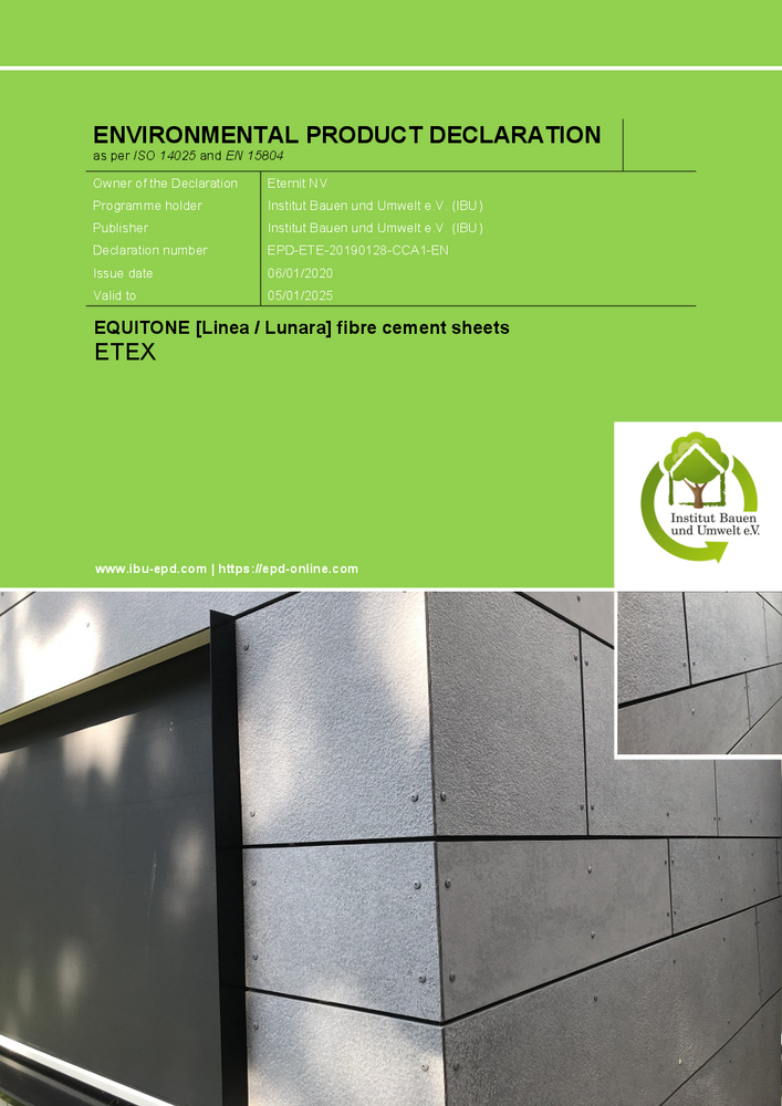 EQUITONE [lunara] [linea] környezetvédelmi terméknyilatkozat