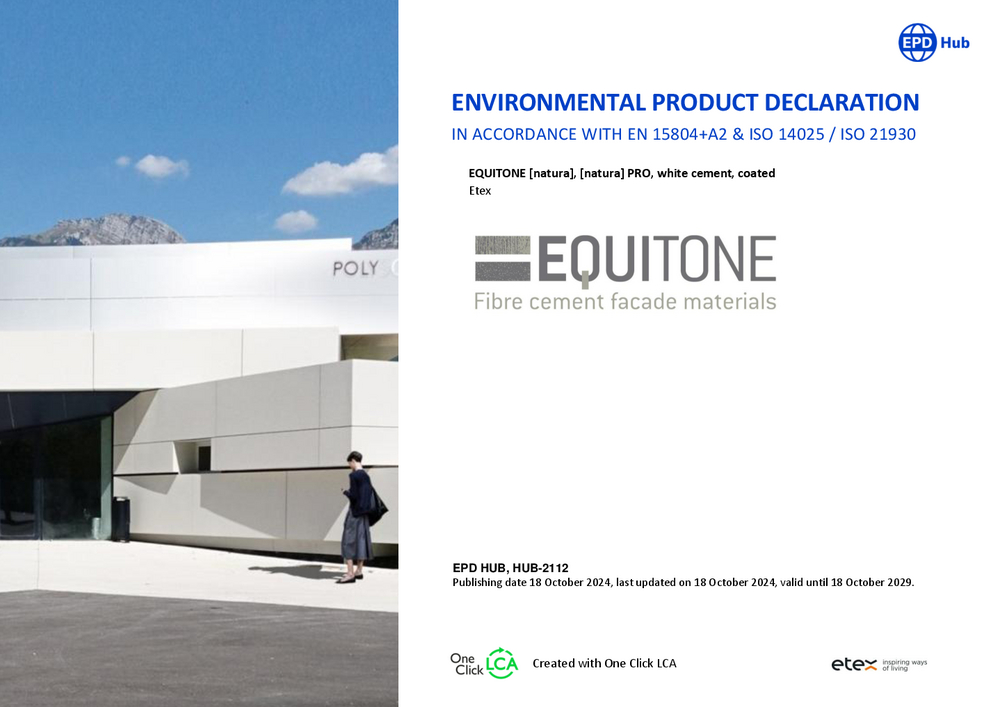 ENVIRONMENTAL PRODUCT DECLARATION