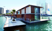 Schwimmende Villen in Dubai