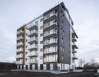Apartmentgebäude in Diksmuide, Belgien