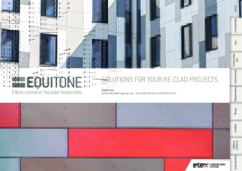 EQUITONE Re-clad Solutions Guide